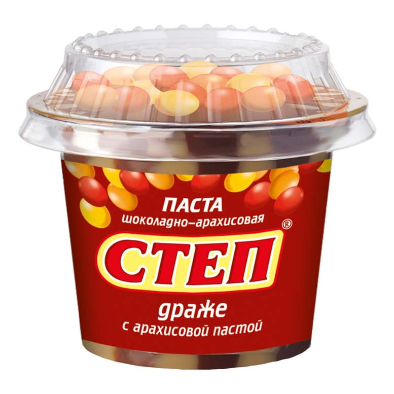 

Паста Золотой степ шоколадно-ореховая с драже 220 г
