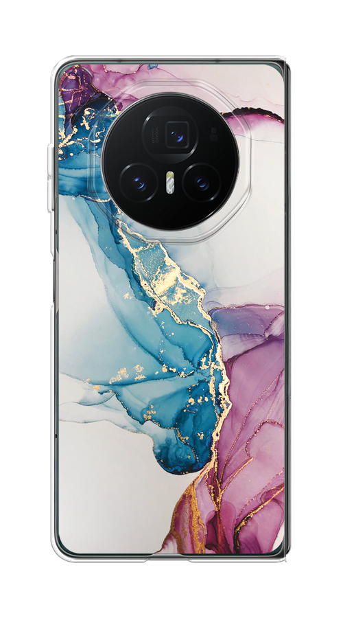 

Чехол на Honor Magic V3 Розовые разводы рисунок, Синий;розовый;золотистый, 6125050-1