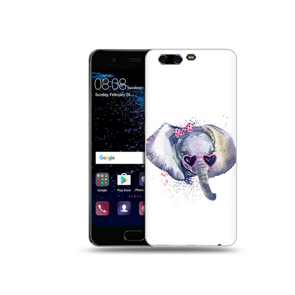 

Чехол MyPads Tocco для Huawei P10 слоник в очках (PT60870.50.608), Прозрачный, Tocco