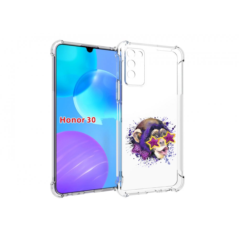 

Чехол MyPads обезьяна в очках для Huawei Honor 30 Lite, Tocco