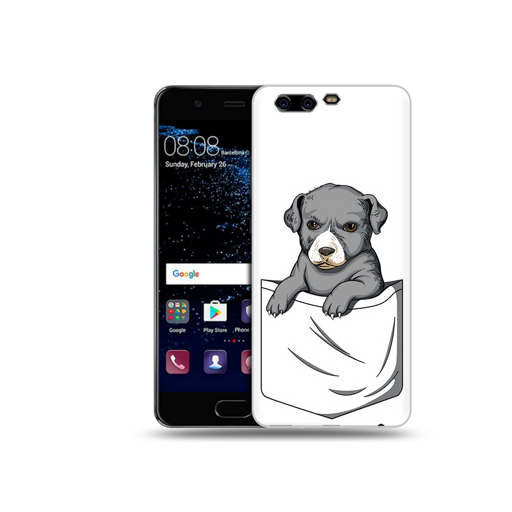 

Чехол MyPads Tocco для Huawei P10 собачка в кармане (PT60870.50.611), Прозрачный, Tocco