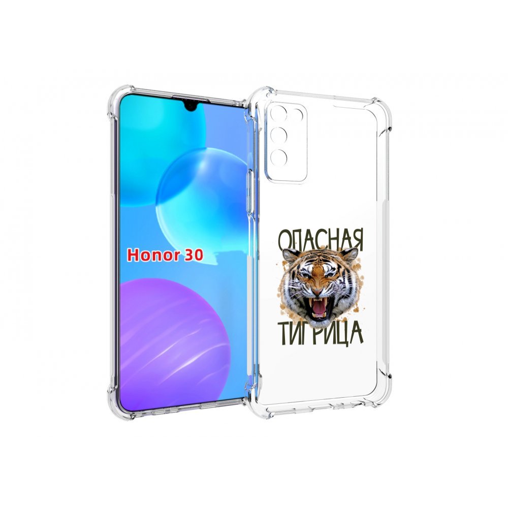 

Чехол MyPads опасная тигрица для Huawei Honor 30 Lite, Tocco
