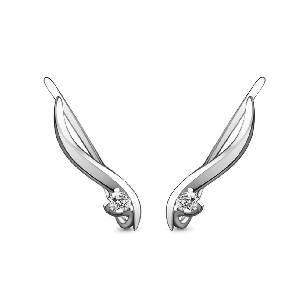 

Серьги из серебра с фианитом Aquamarine 45505А_925_р, 45505А_925_р