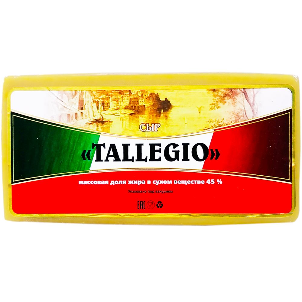 

Сыр полутвердый Бабушкина крынка Tallegio 45%