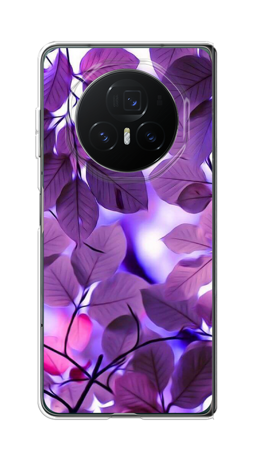 

Чехол на Honor Magic V3 Сиреневые листики, Фиолетовый;голубой, 6125050-1