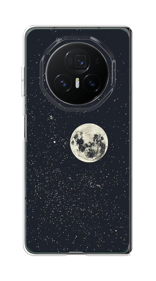 

Чехол на Honor Magic V3 Полнолуние, Бордовый, 6125050-1