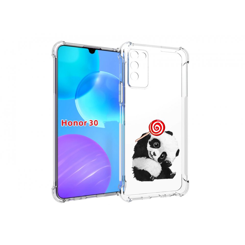 

Чехол MyPads панда с леденцом для Huawei Honor 30 Lite, Tocco
