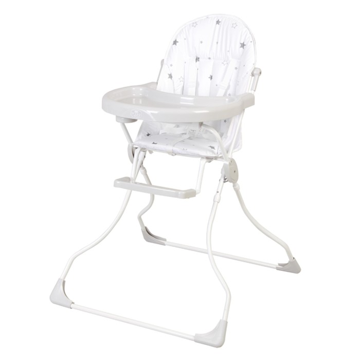 фото Polini стульчик для кормления polini kids 152 звездное сияние, белый-серый