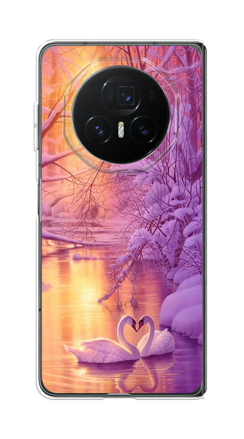 

Чехол на Honor Magic V3 Зима 1, Фиолетовый;желтый, 6125050-1