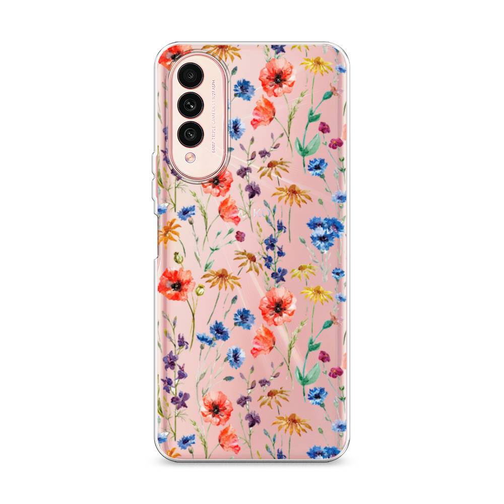 

Чехол Awog на Wiko T50 "Маки и васильки фон"