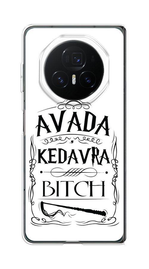 

Чехол на Honor Magic V3 Avada kedavra bitch, Белый;серый;черный, 6125050-1