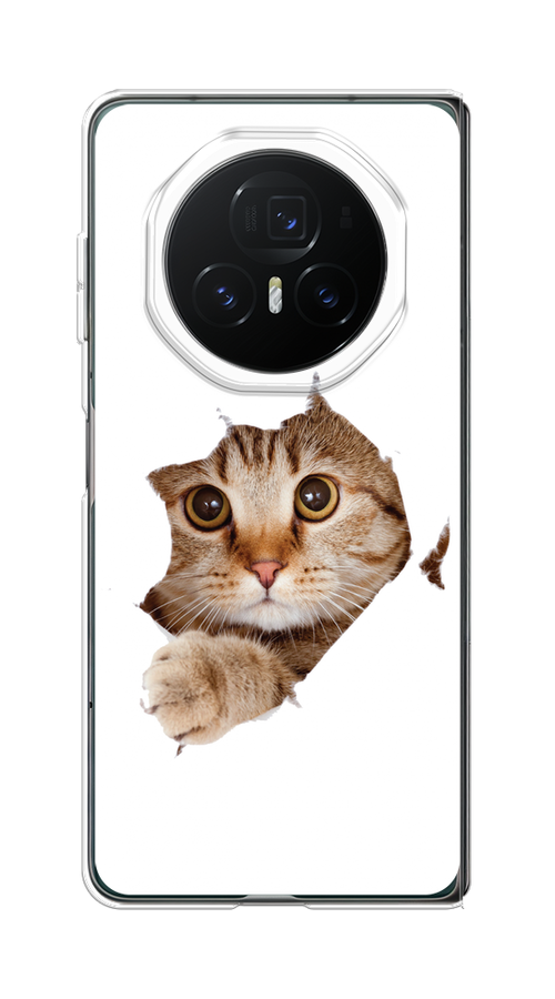 

Чехол на Honor Magic V3 Кот и бумага, Белый;коричневый, 6125050-1