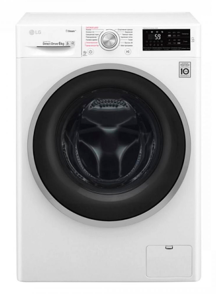 

Стиральная машина LG F2J6NS1W белая, F2J6NS1W