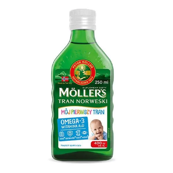 

Мой первый рыбий жир из Норвегии PETER MOLLER с оригинальным вкусом, 250 мл.