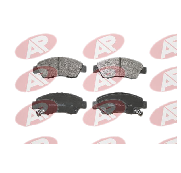 

Колодки тормозные дисковые передн HONDA: CIVIC IV Fastback 94-97, CIVIC IV Hatch AP 05P558