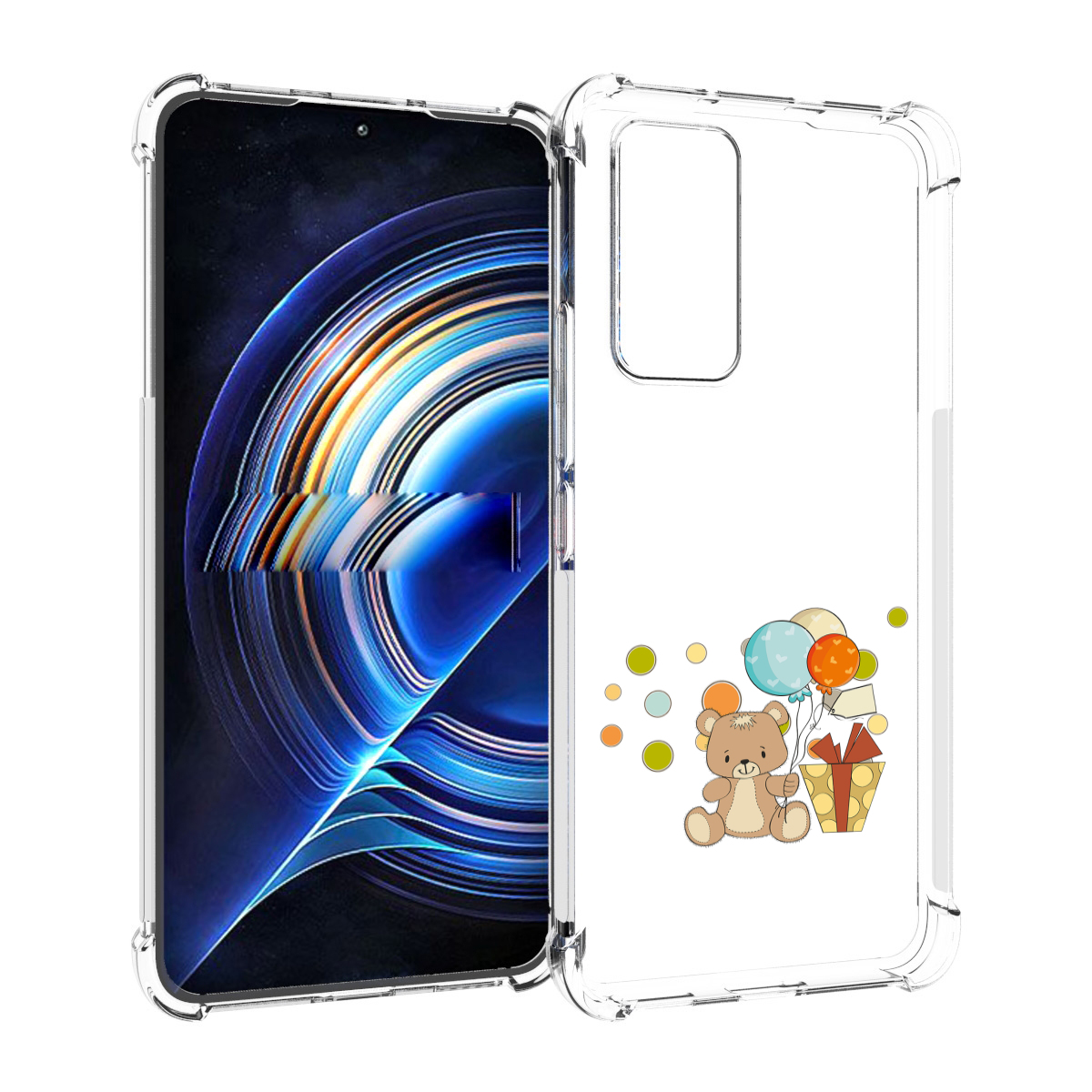 

Чехол MyPads медвеженок с подарком для Tecno Camon 19 Neo, Прозрачный, Tocco