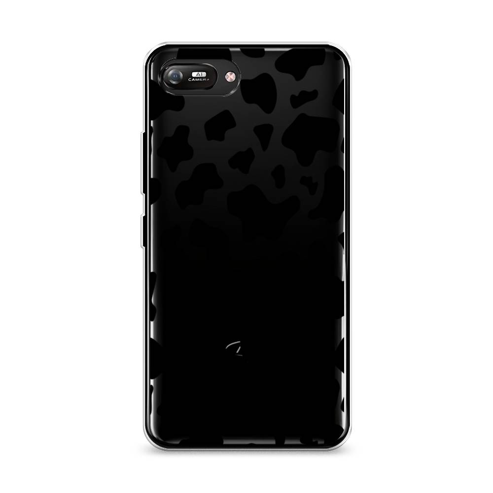 

Чехол Awog на Itel A25/A35 "Пятна коровы черные", Прозрачный;черный