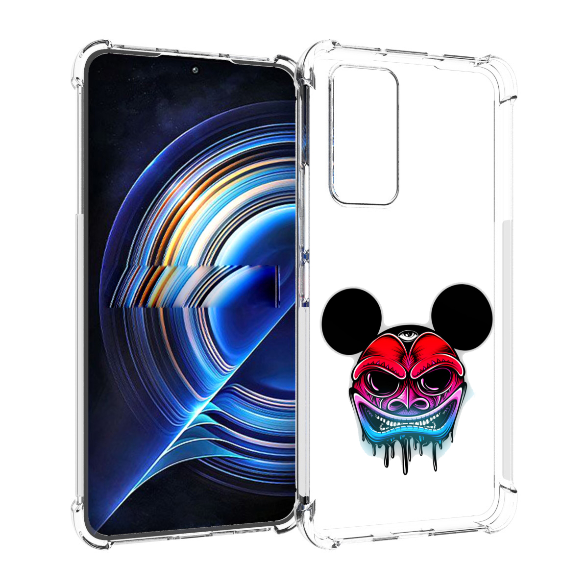 

Чехол MyPads микки в маске для Tecno Camon 19 Neo, Прозрачный, Tocco