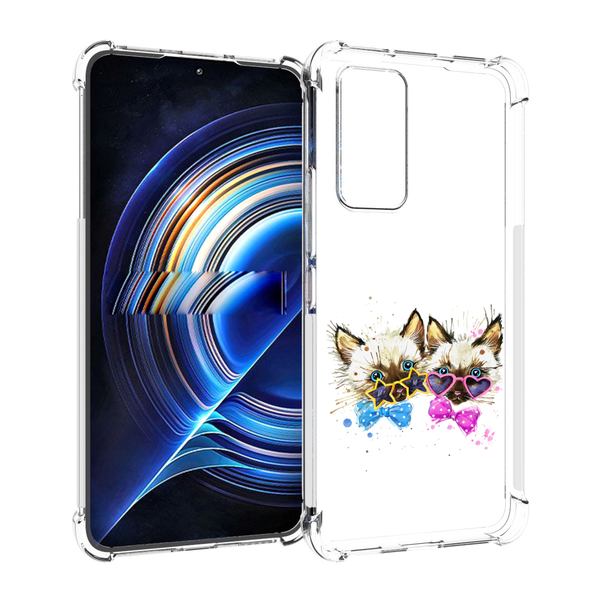 

Чехол MyPads милые котята для Tecno Camon 19 Neo, Прозрачный, Tocco