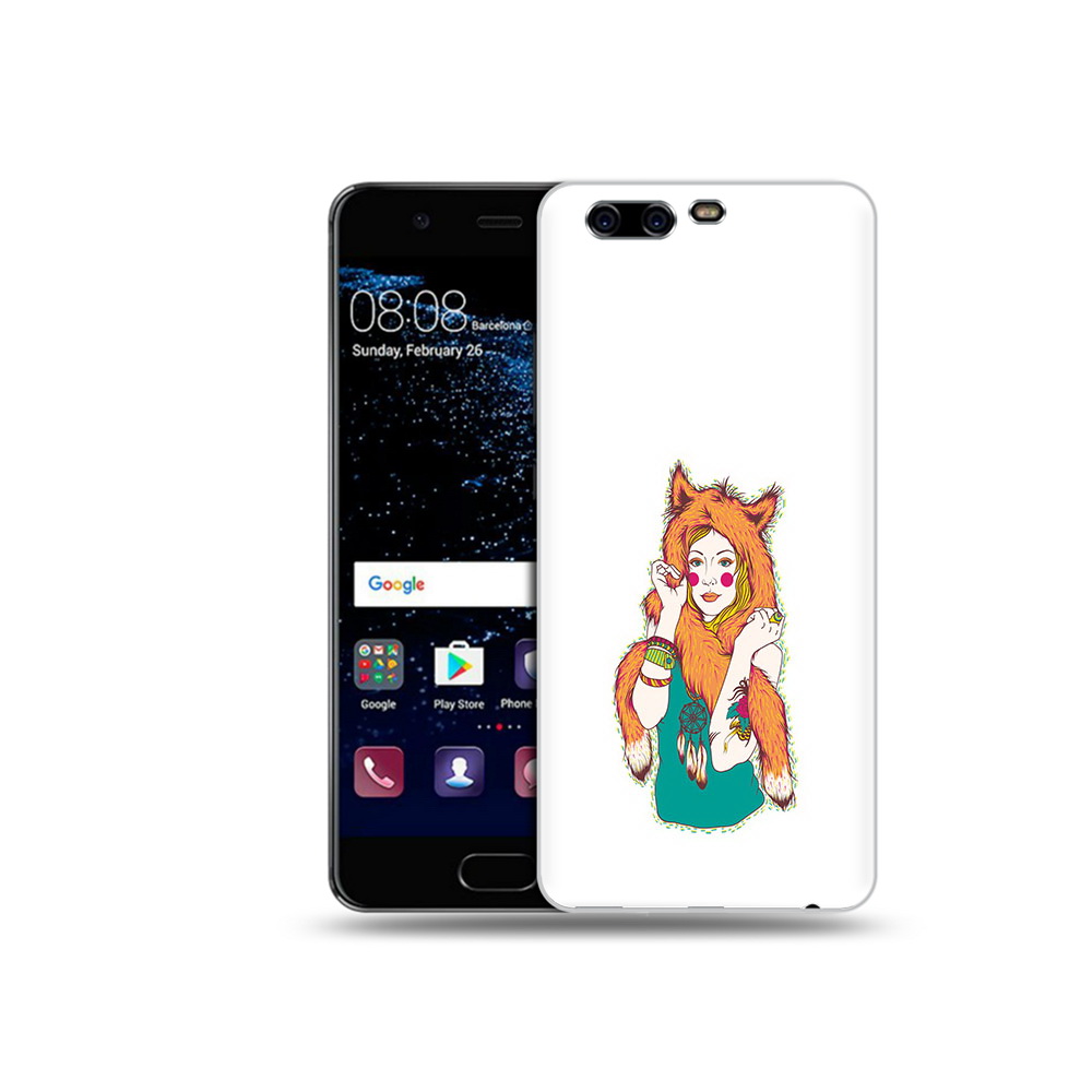 

Чехол MyPads Tocco для Huawei P10 Девушка лиса (PT60870.50.62), Прозрачный, Tocco