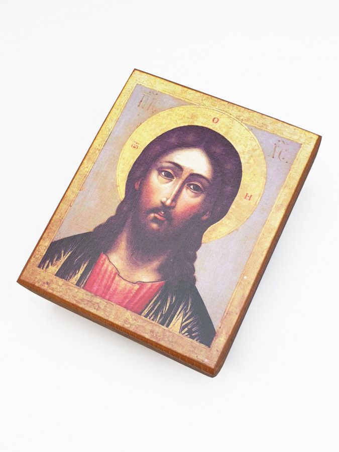 

Икона Спаситель (из деисусного чина), под старину, 15х18 см