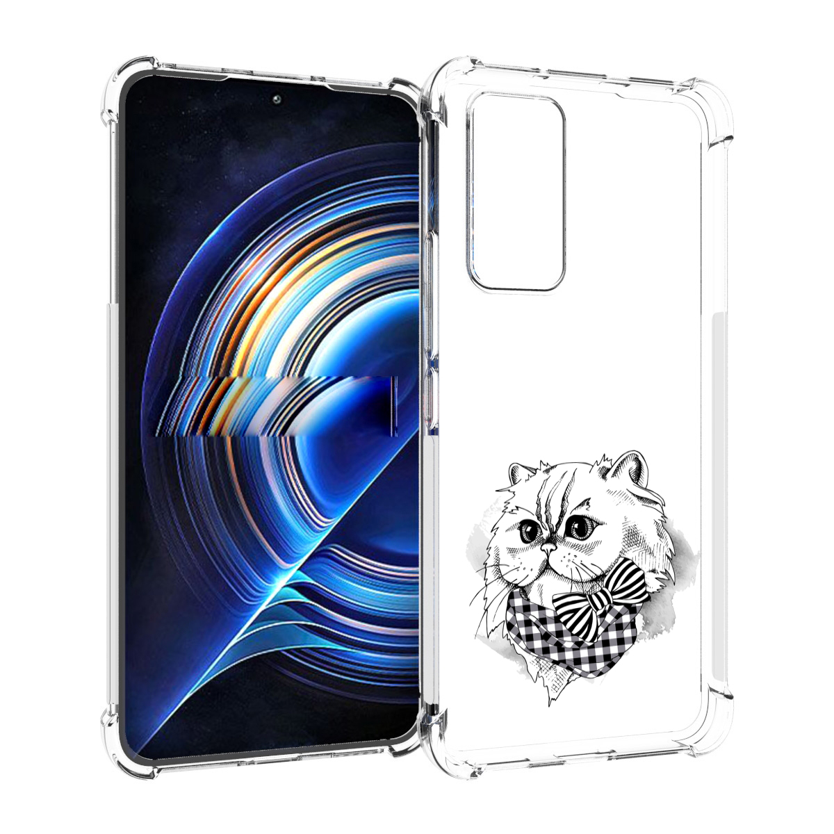 

Чехол MyPads нарисованная красивая кошечка для Tecno Camon 19 Neo, Прозрачный, Tocco