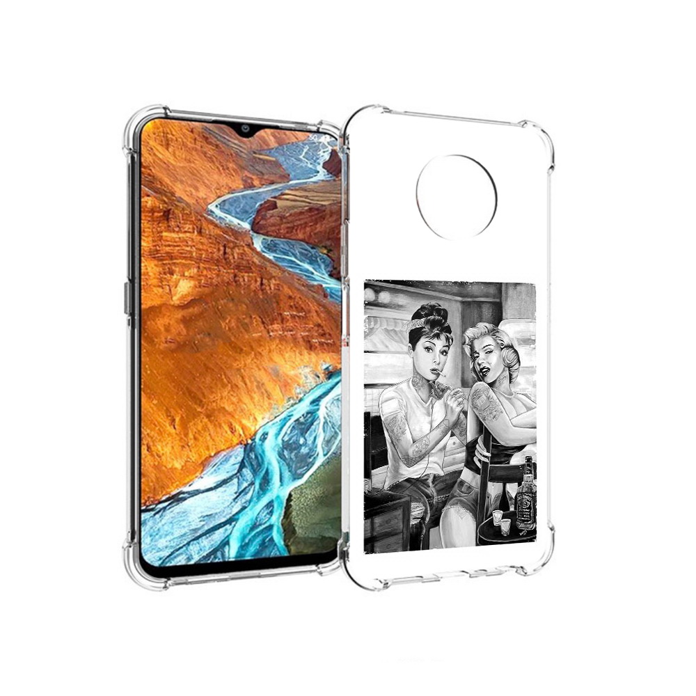 

Чехол MyPads Tocco для Nokia G300 тату мастер (PT224563.108.637), Прозрачный, Tocco