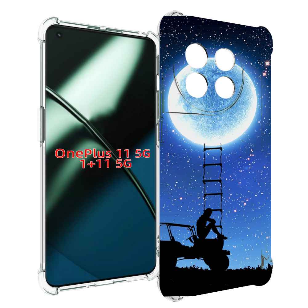 

Чехол MyPads Машина-на-лун для OnePlus 11, Прозрачный, Tocco