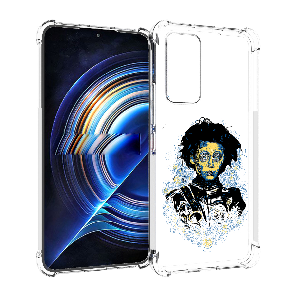 

Чехол MyPads парень черно-белый абстракция для Tecno Camon 19 Neo, Прозрачный, Tocco