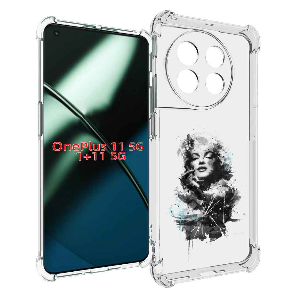 

Чехол MyPads Мерлин Монро загадочная женский для OnePlus 11, Прозрачный, Tocco