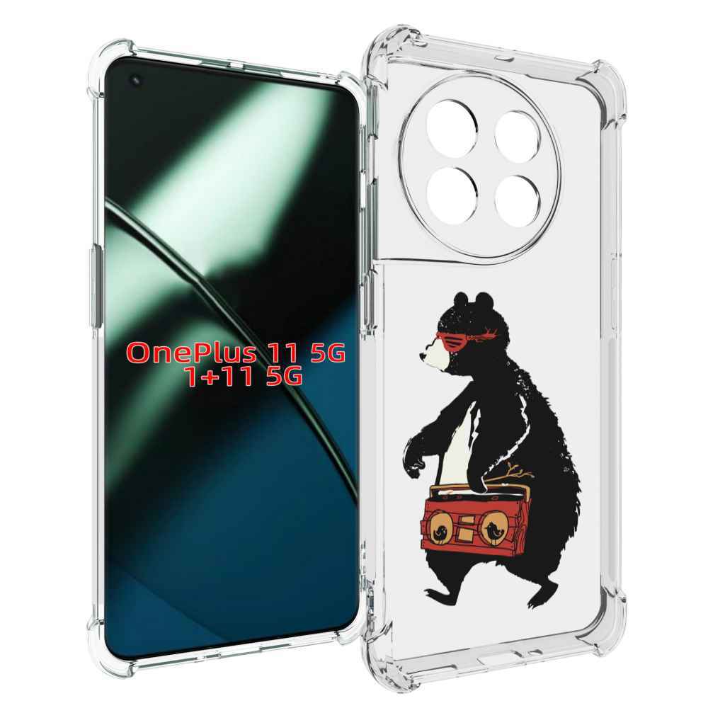 

Чехол MyPads Музыкальный медведь для OnePlus 11, Прозрачный, Tocco