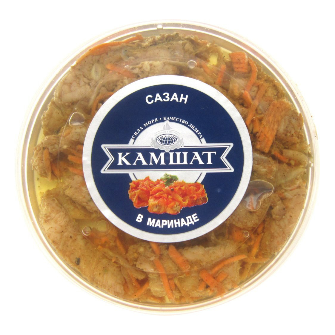 

Сазан Камшат слабосоленый в маринаде филе кусочки