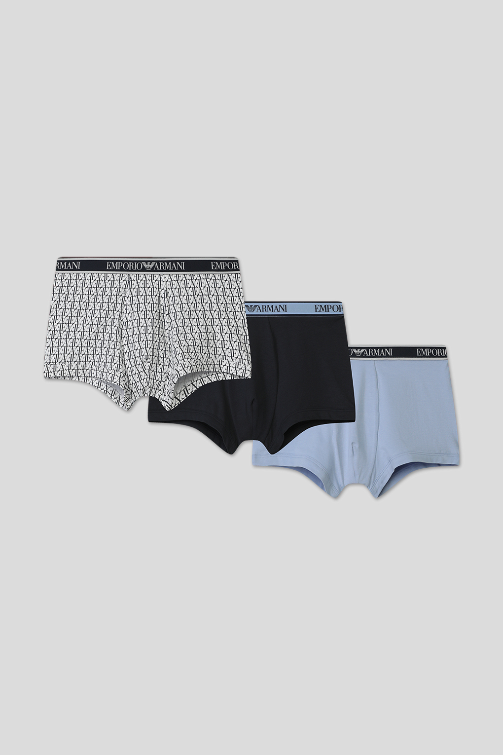 

Комплект трусов мужских Emporio Armani 112130 4R717 голубой; белый; синий M, 112130 4R717