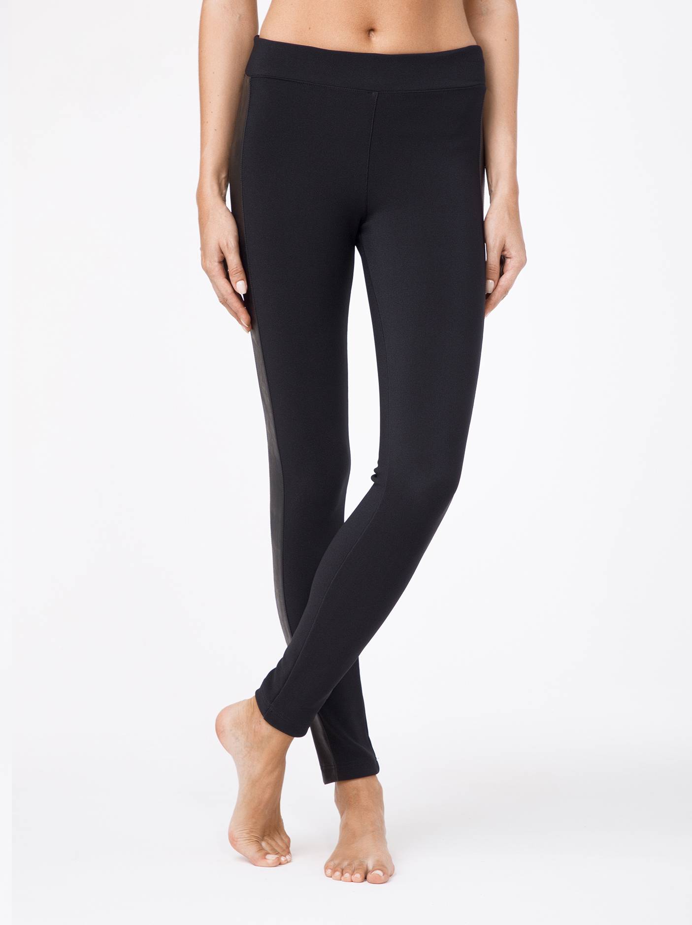 

Леггинсы женские Conte elegant URBAN черные L, Черный, URBAN