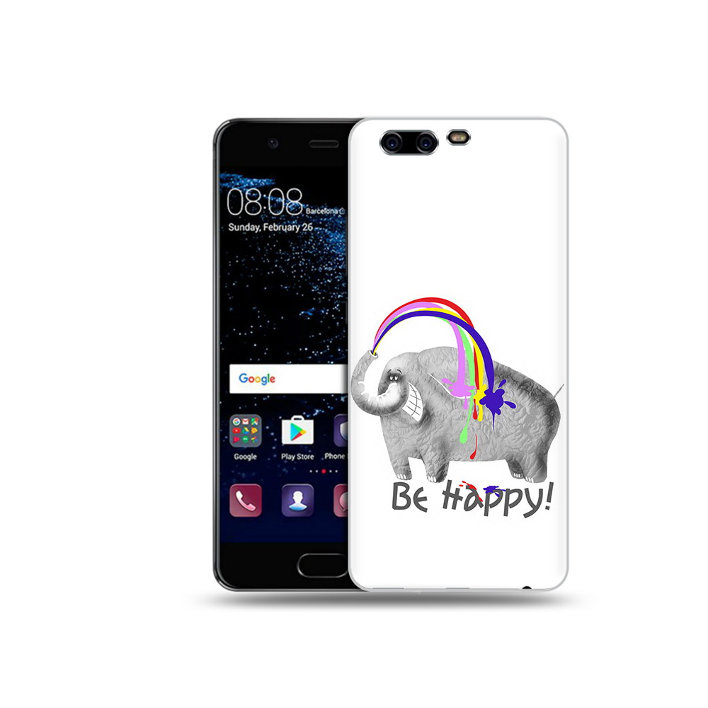 

Чехол MyPads Tocco для Huawei P10 счастливый слон (PT60870.50.632), Прозрачный, Tocco