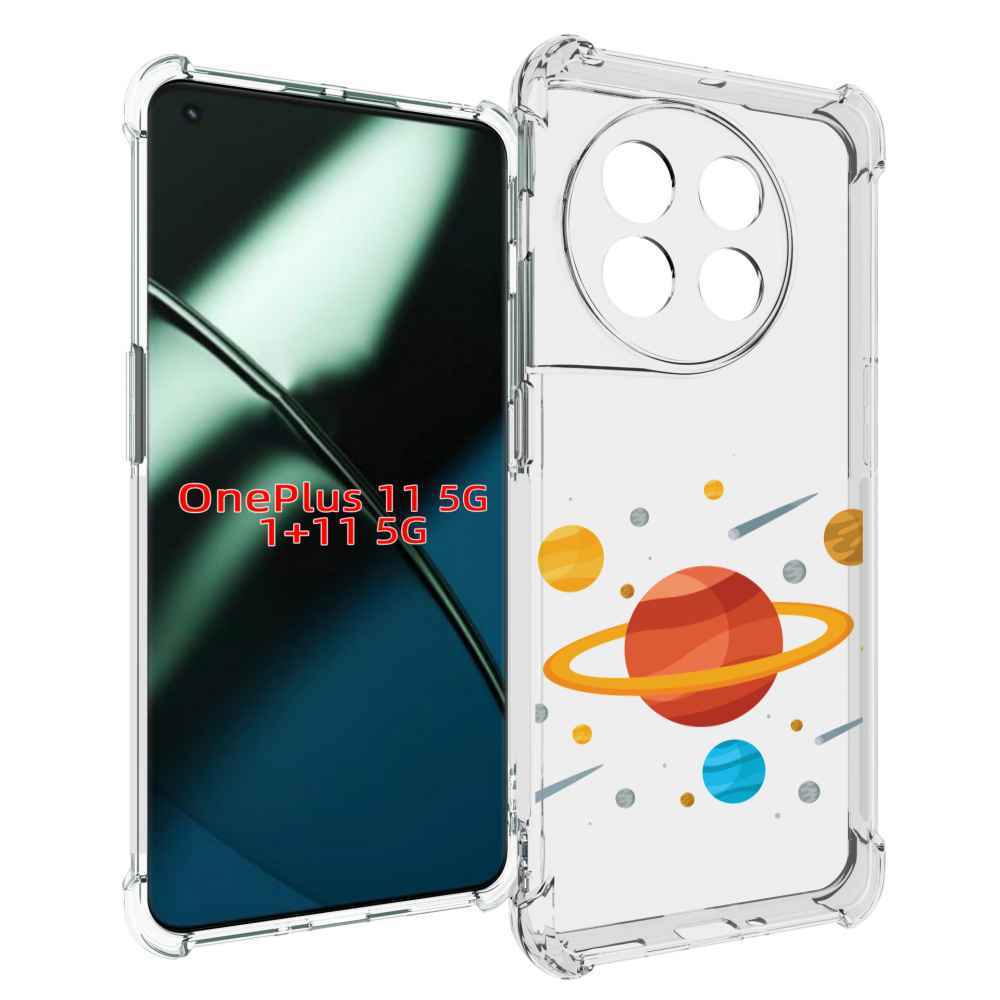 

Чехол MyPads Планета-Сатурн для OnePlus 11, Прозрачный, Tocco