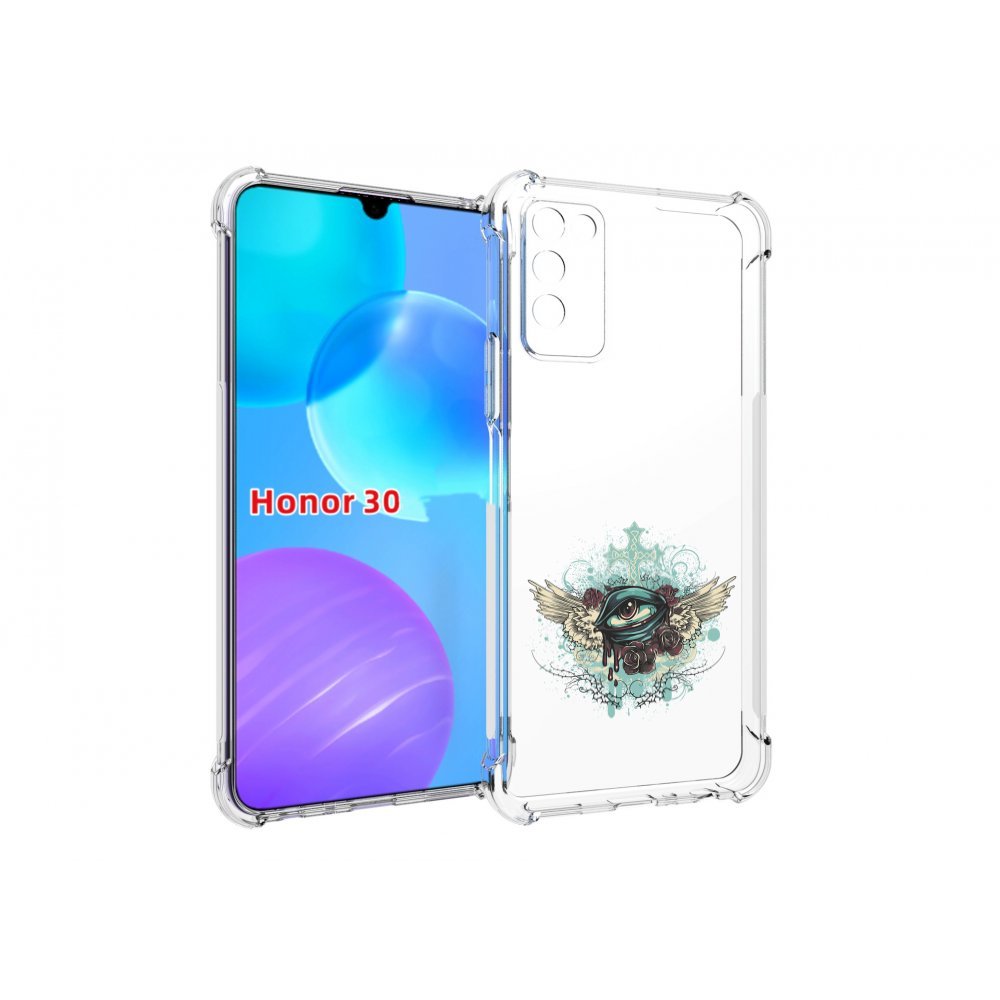 

Чехол MyPads плачущий глаз с крыльями для Huawei Honor 30 Lite, Tocco