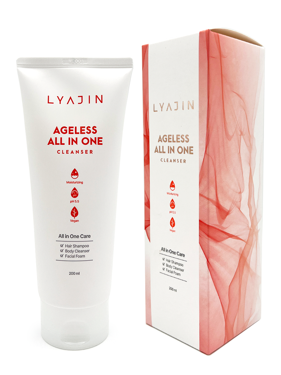 Средство для душа 3 в 1 Lyajin Riagene Ageless All-in-One Cleanser Vegan 200 мл lappino пенка суперпенное средство для ванны для купания детей с рождения 200