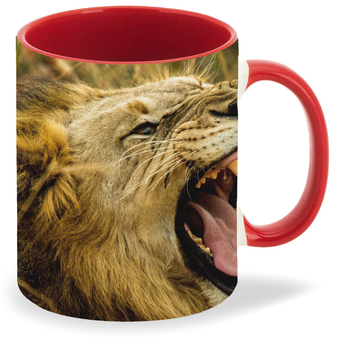 

Кружка CoolPodarok Оскал льва, Оскал льва