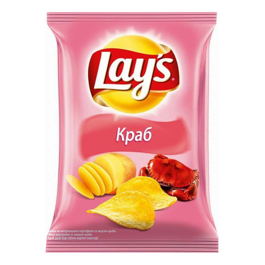 Чипсы картофельные Lay's Краб 35 г