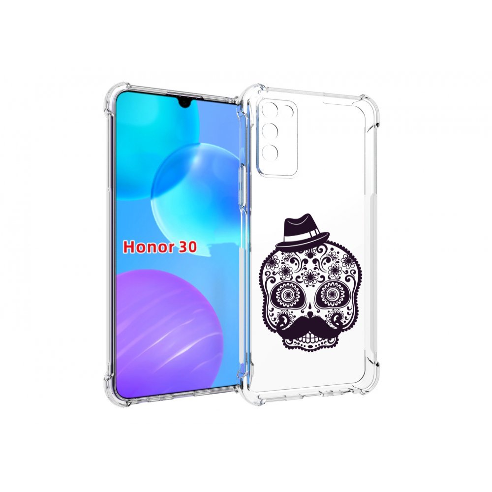 

Чехол MyPads разрисованный скелет для Huawei Honor 30 Lite, Tocco
