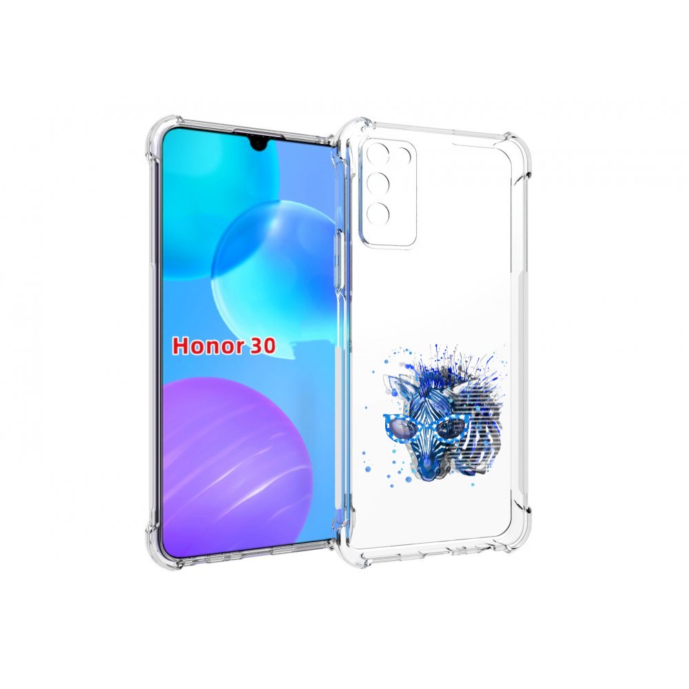 

Чехол MyPads расплывчатая зебра для Huawei Honor 30 Lite, Tocco