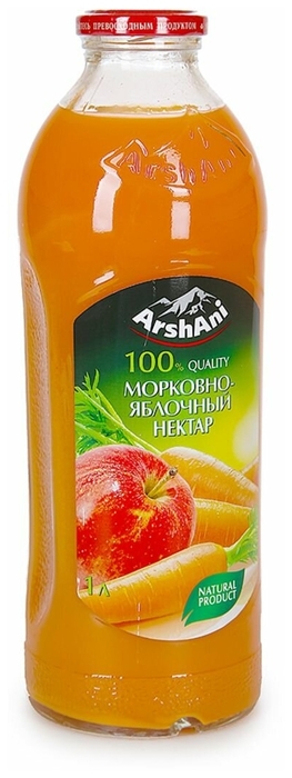 Нектар Arshani Морковь яблоко с мякотью 1 л 312₽