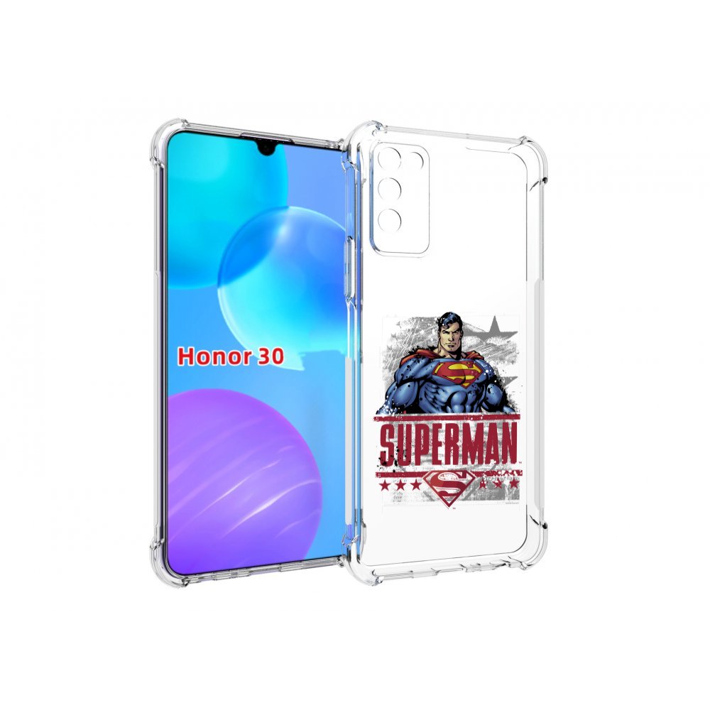 

Чехол MyPads рисунок супермен для Huawei Honor 30 Lite, Tocco