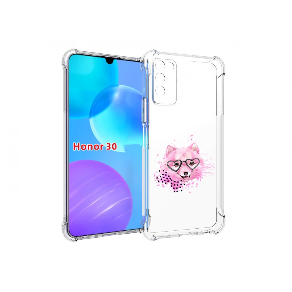 

Чехол MyPads розовый волченок для Huawei Honor 30 Lite, Tocco