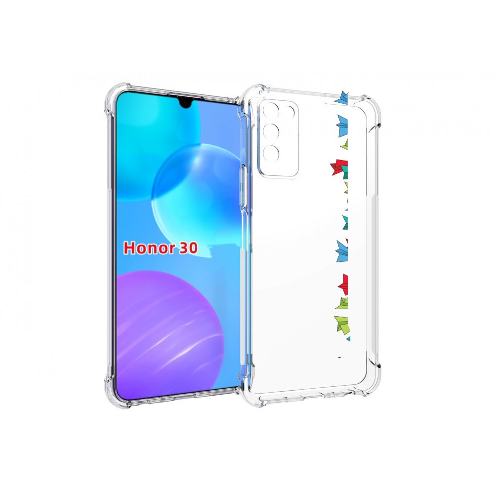 

Чехол MyPads самолетики из листочков для Huawei Honor 30 Lite, Tocco