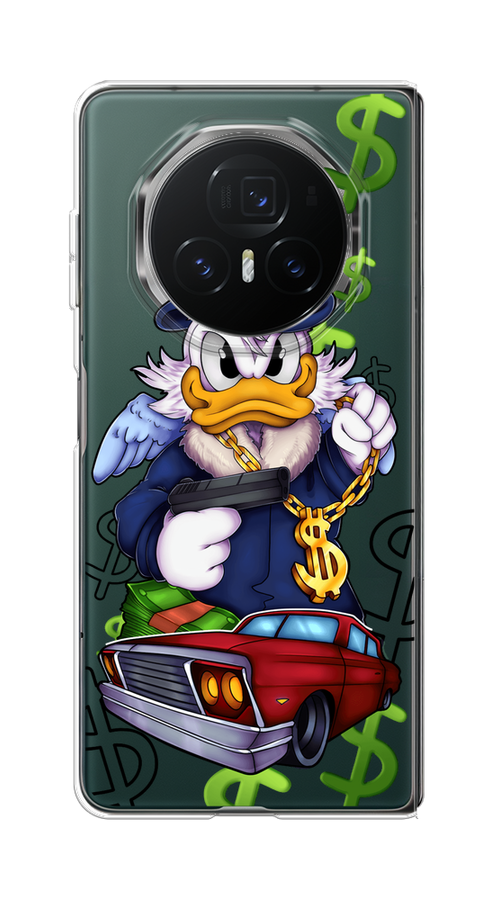 

Чехол на Honor Magic V3 Scrooge McDuck with a Gold Chain, Красный;синий;белый, 6125050-1