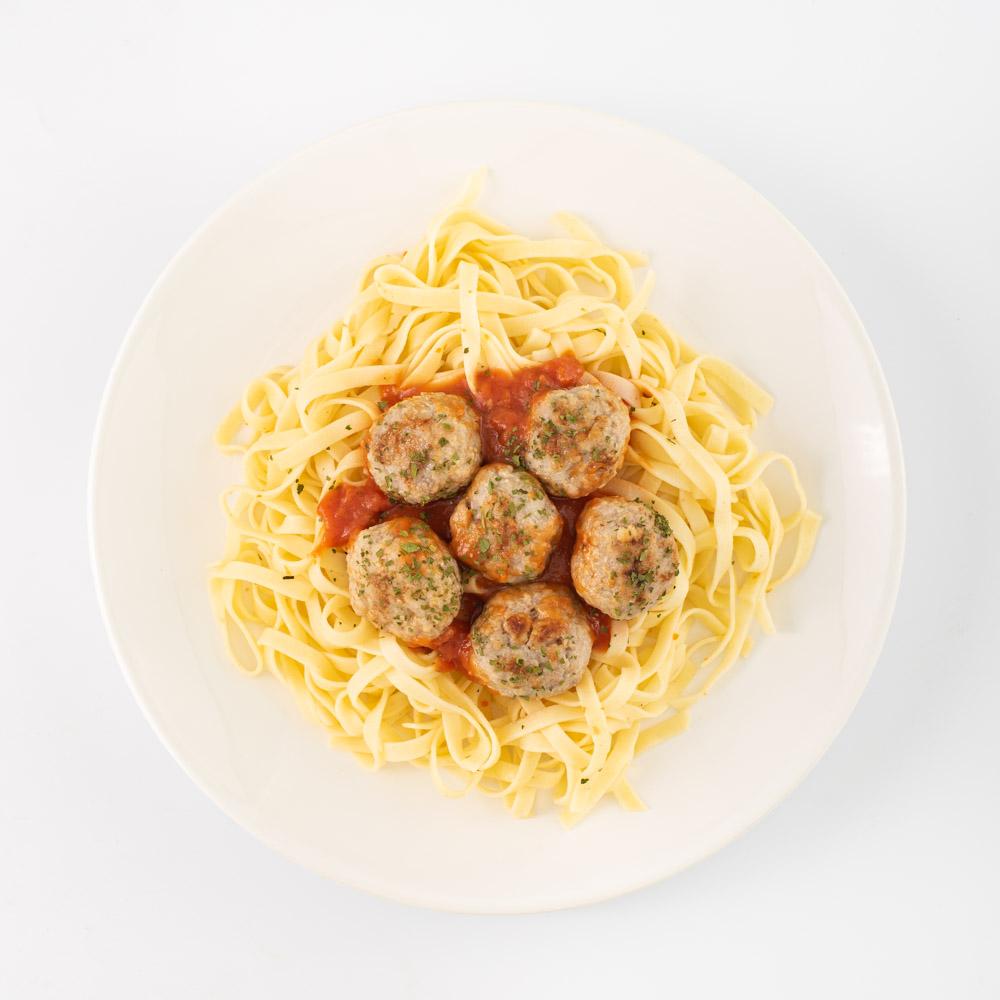

Фрикадельки ИTLE kitchen в соусе наполи с макаронами 285 г