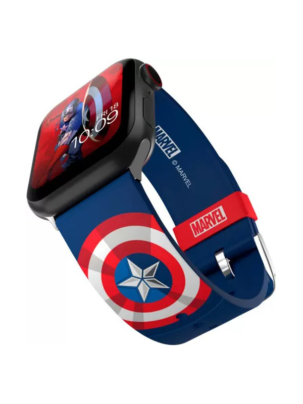 фото Ремешок mobyfox для apple watch captain america blue st-mrv22icn2103