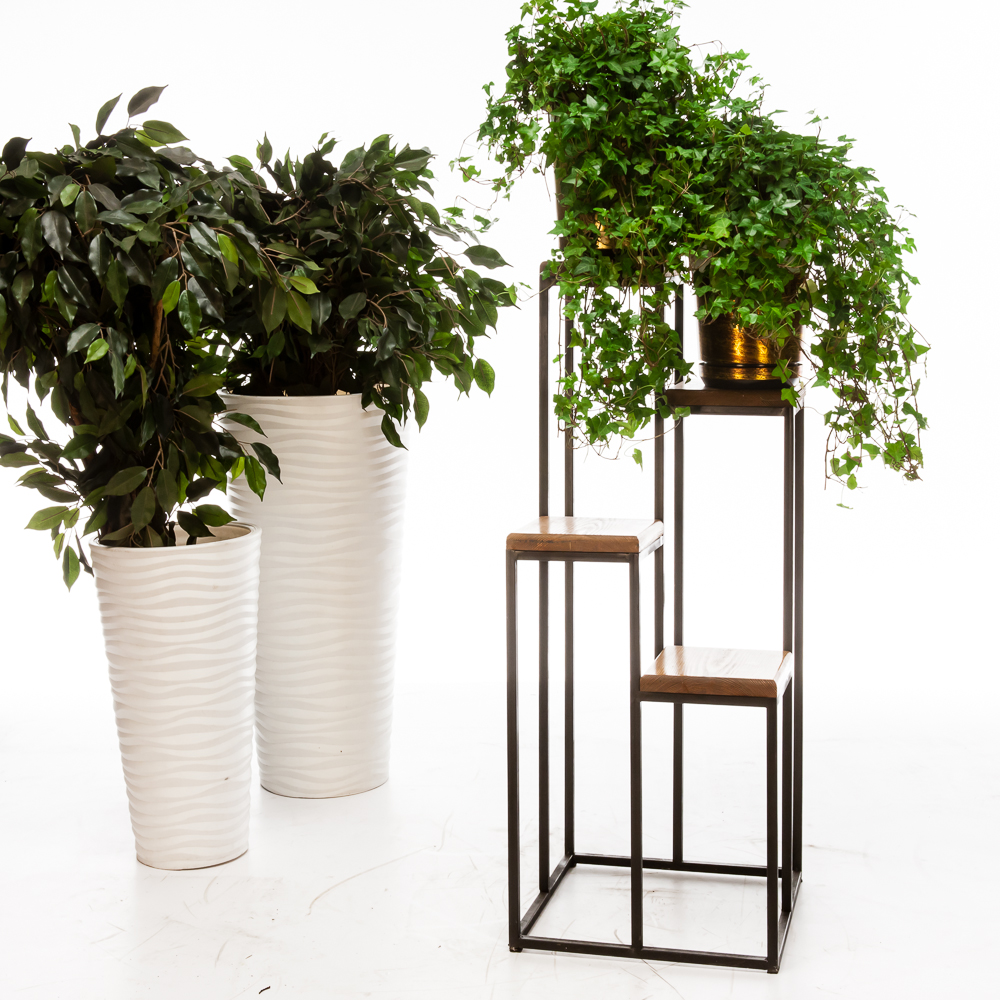 Подставка для цветов Зри в корень! 4650243061700 400x1030x400мм, для 4 горшков